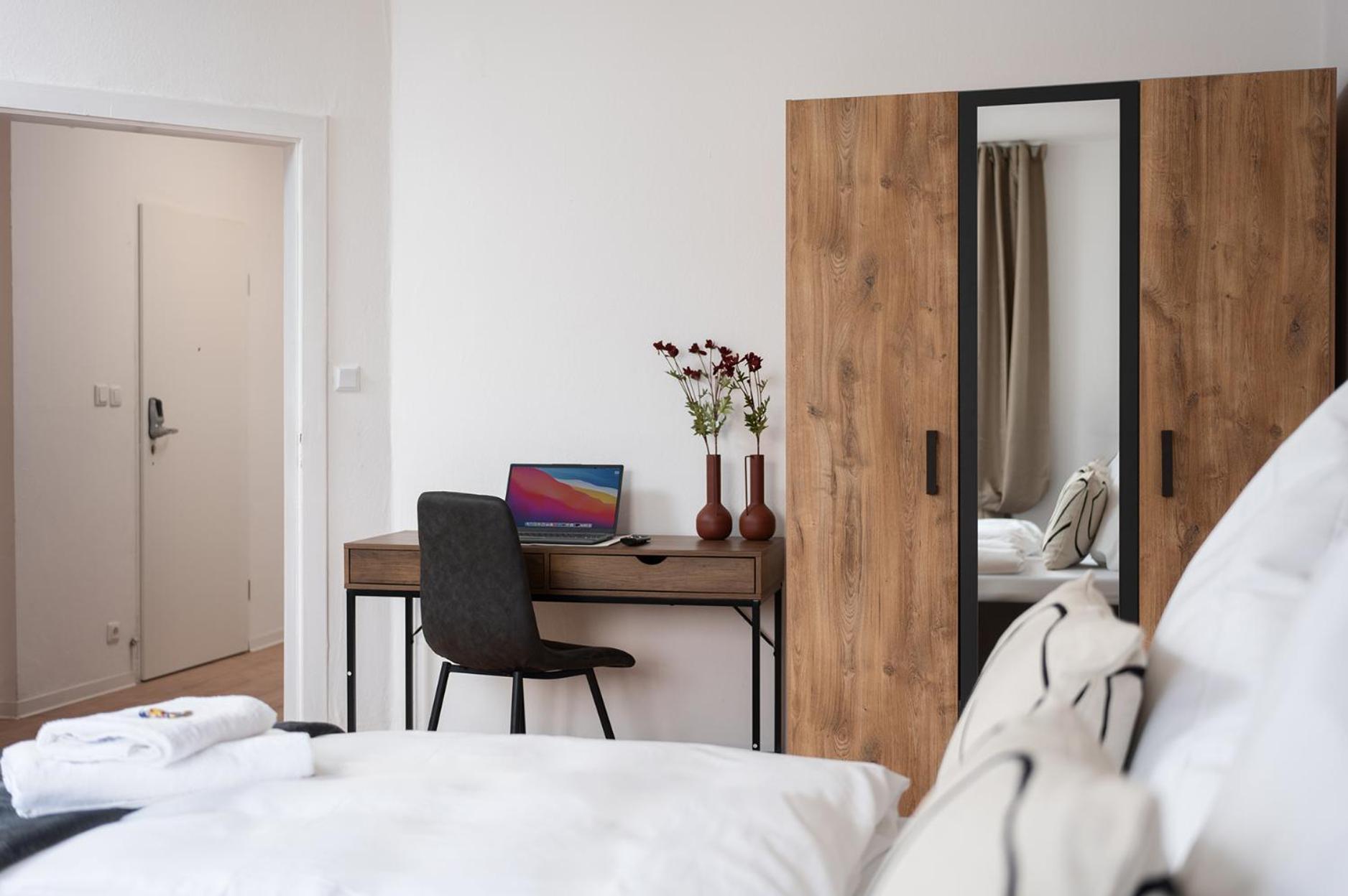 1-4 Gaeste Wohnung W-Lan, Netflix, Amazon, Parken, Arbeitsplatz, 24H Check In ,Vollausgestattet Kueche, Handtuecher Seife U,V,M Fuer Geschaeftsreisende, Paare, Familien , Datteln Εξωτερικό φωτογραφία